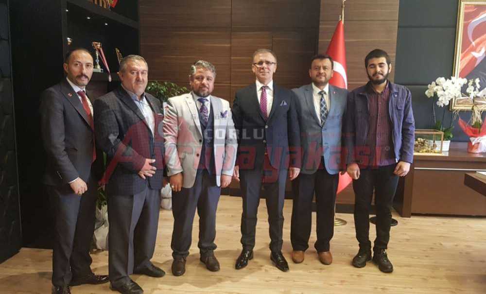 Sadet Partisi Kaymakamı Ziyaret Etti