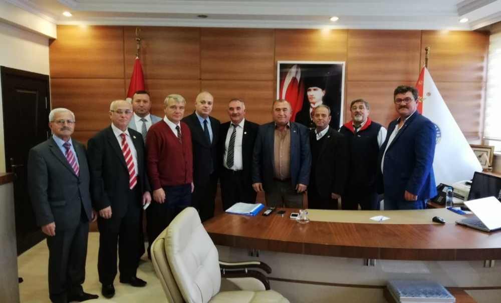 Muhtarlardan Emniyet Ve Jandarmaya Ziyaret