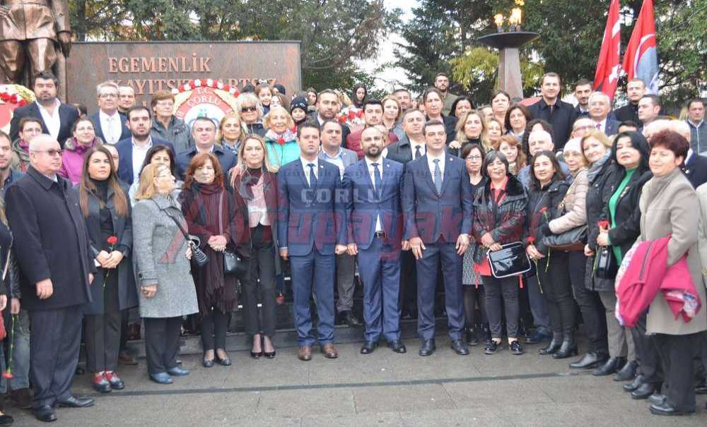 Büyük Önder, Çorlu'da Göz Yaşlarıyla Anıldı