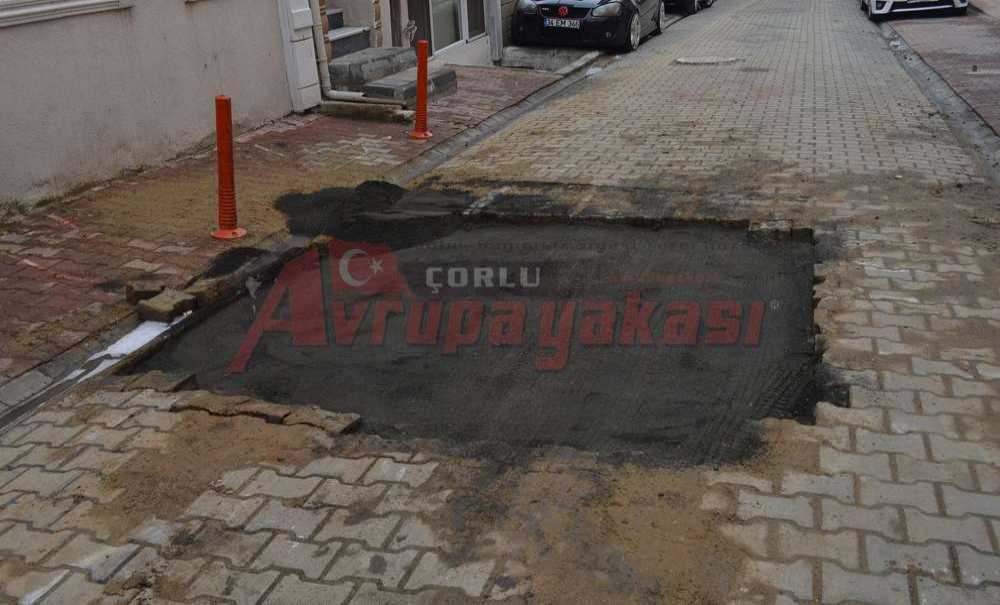 Kazılan Yerlerin Tamiratı Yapıldı