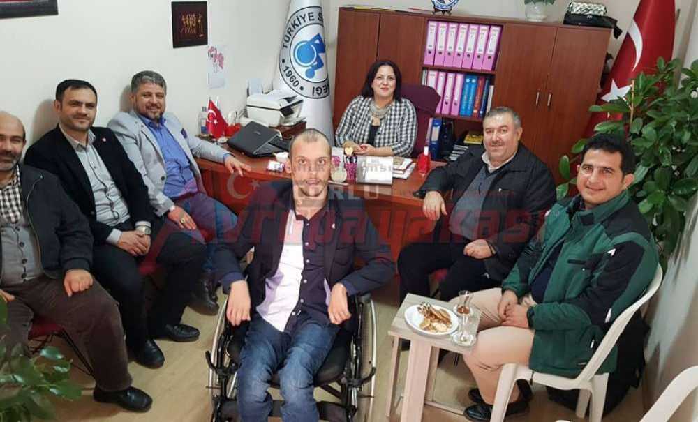 Saadet Partisi'nden Sakatlar Derneğine Ziyaret