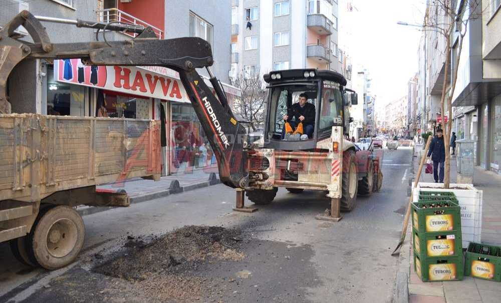 Mandıracı Caddesi'nde Çalışma Yapıldı
