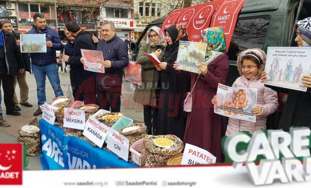 Saadet Partisi Yerli Malına Vurgu Yaptı