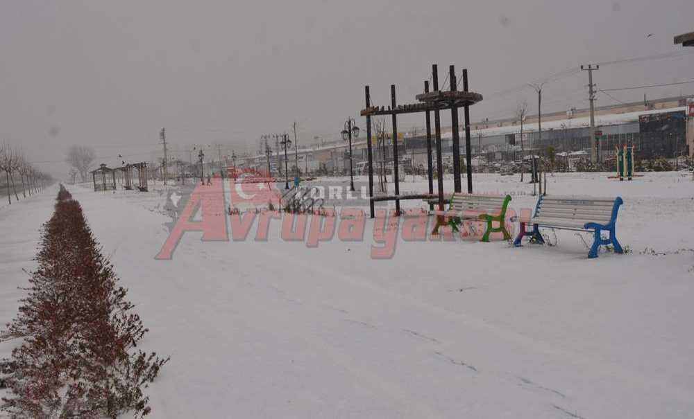 Çorlu'dan Kar Manzaraları