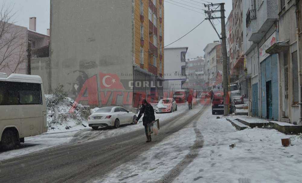 Çorlu'dan Kar Manzaraları