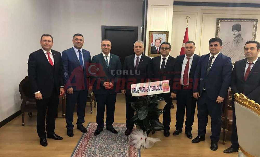 Sendikalardan Vali Yıldırım'a Ziyaret