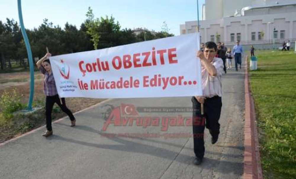 ‘Obezite İle Mücadele' İçin Yürüdüler