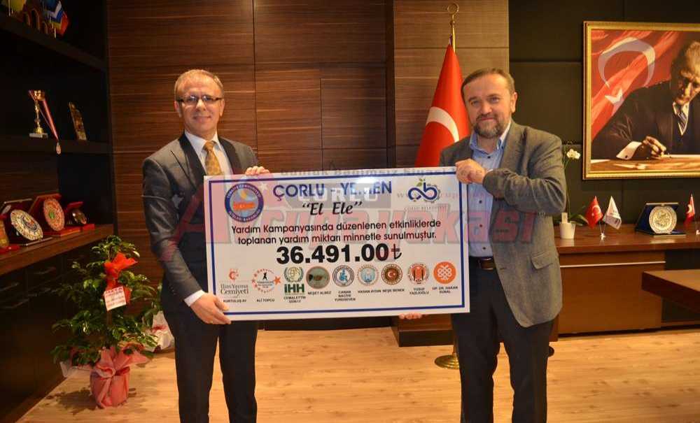 Toplanan Yardımlar Yemen'e Ulaşacak