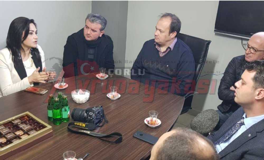 Candan Yüceer Gazetecileri Ziyaret Etti