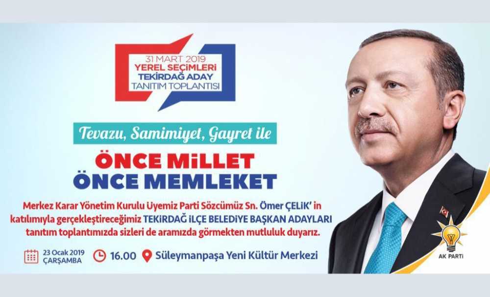 Ak Parti Adaylarını Açıklıyor