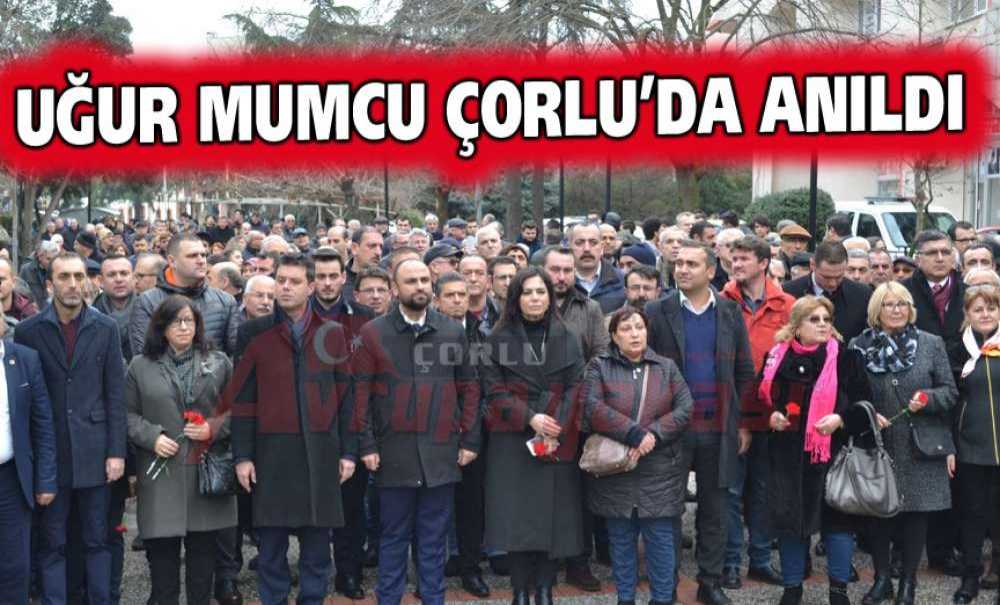 Uğur Mumcu Çorlu'da Anıldı