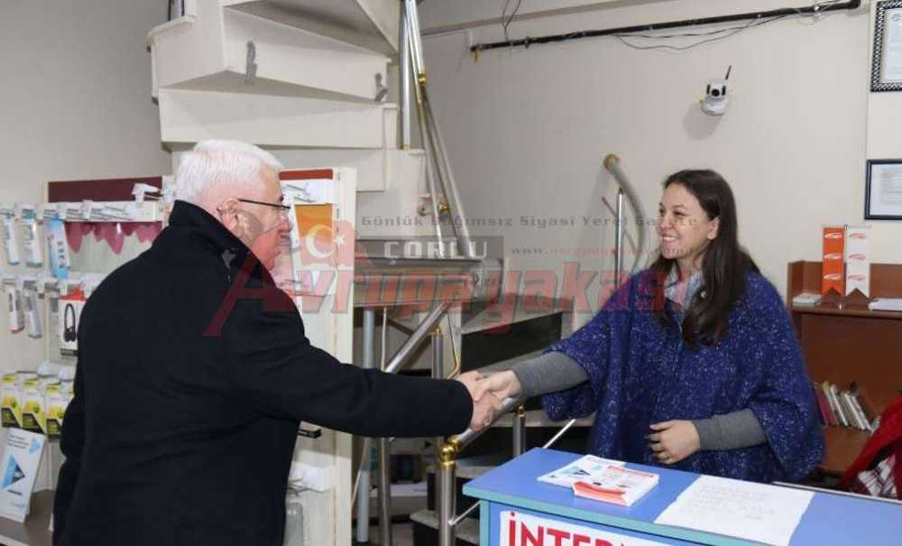 Başkan Yüksel Esnaf Ziyaretlerine Devam Ediyor