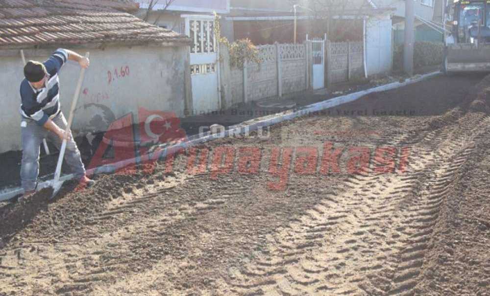 Ergene'de Yol İyileştirme Çalışmaları Yapılıyor
