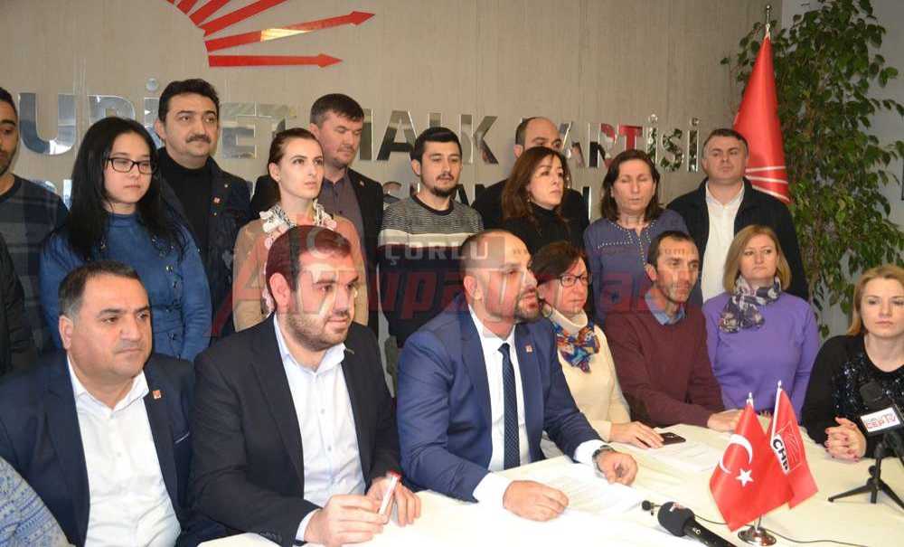 Çorlu Chp'de İstifa Depremi