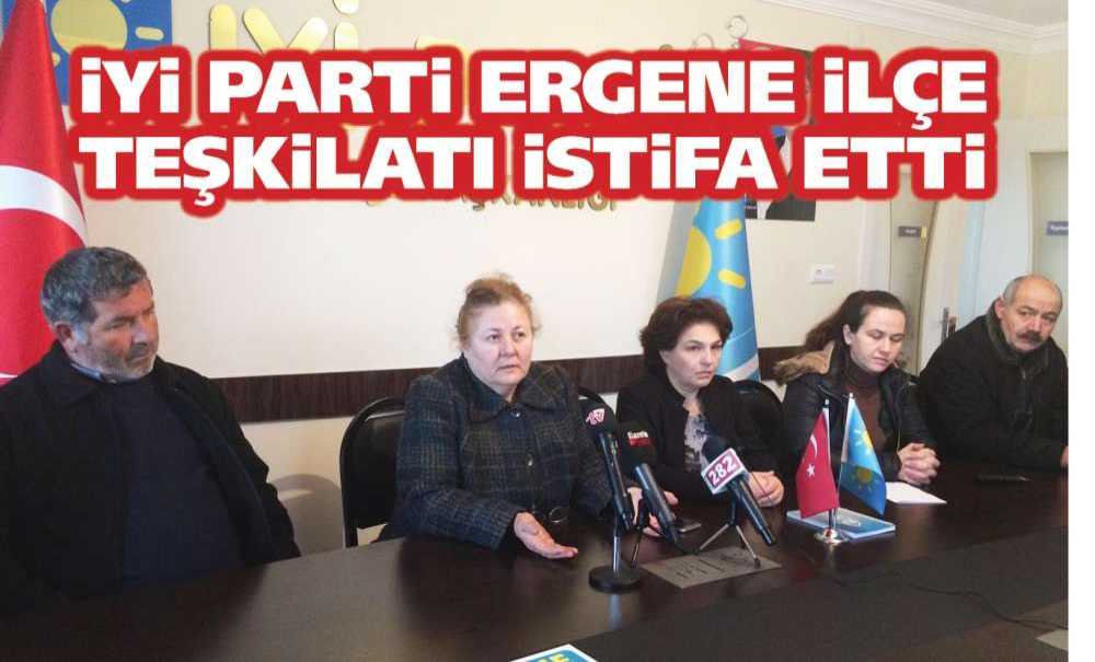 İyi Parti Ergene İlçe Teşkilat İstifa Etti