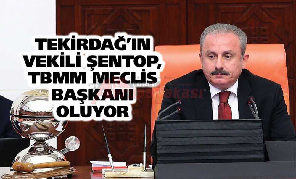 Tekirdağ'ın Vekili Şentop, Tbmm Meclis Başkanı Oluyor