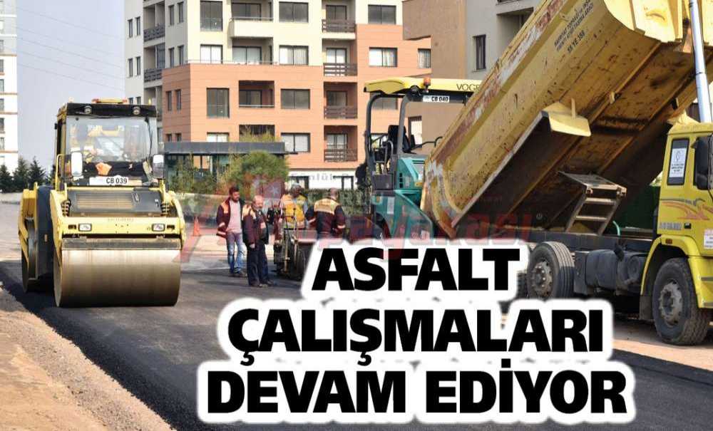 Asfalt Çalışmaları Devam Ediyor