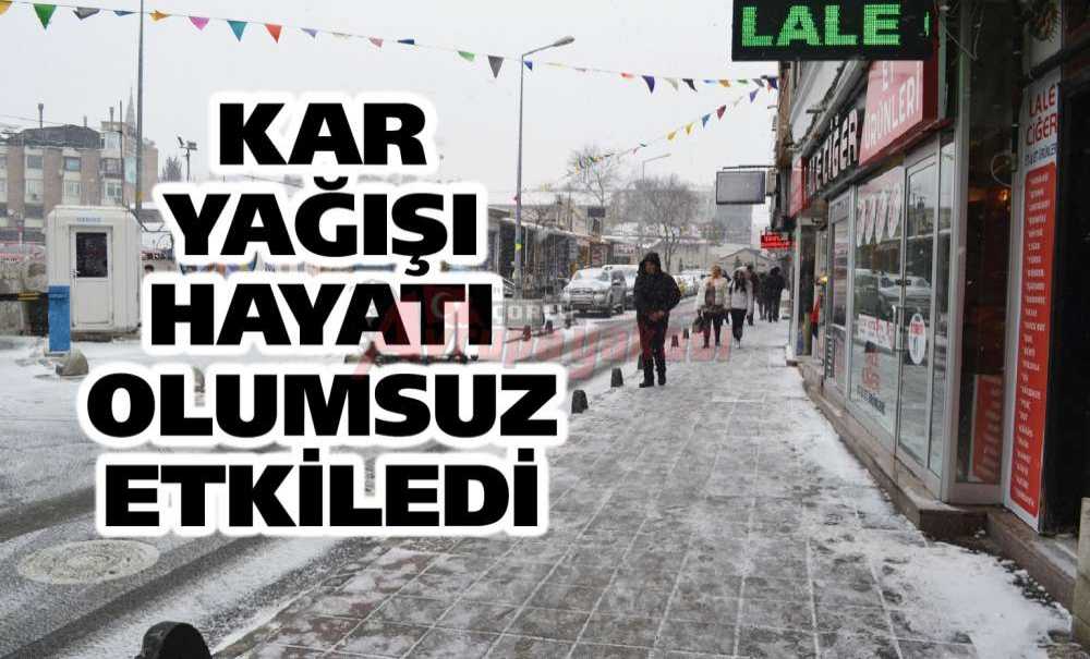Kar Yağışı Hayatı Olumsuz Etkiledi