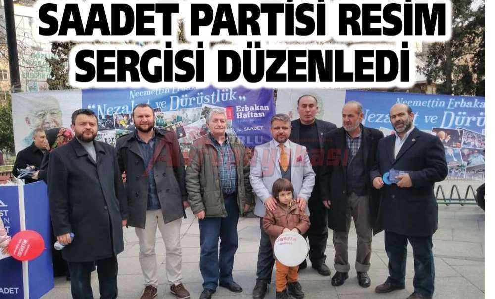 Saadet Partisi Resim Sergisi Düzenledi
