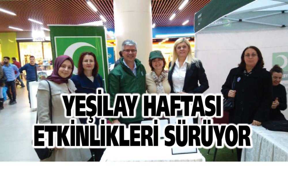 Yeşilay Haftası Etkinlikleri Sürüyor