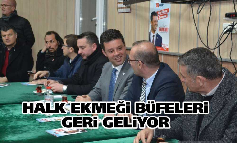 Halk Ekmeği Büfeleri Geri Geliyor