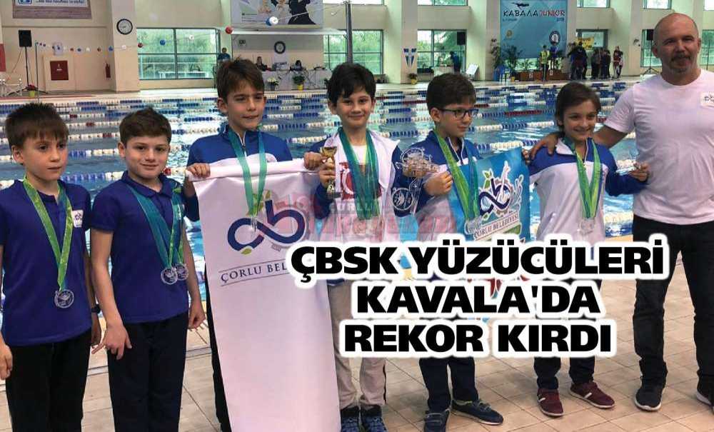 Çbsk Yüzücüleri Kavala'da Rekor Kırdı