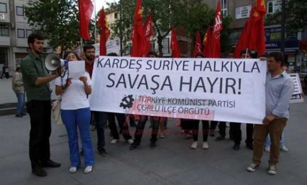 Tkp Çorlu Örgütünden ‘Savaşa Hayır' Açıklaması