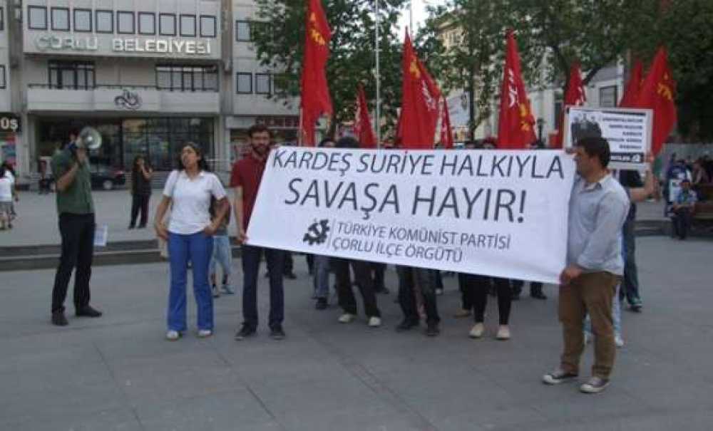Tkp Çorlu Örgütünden ‘Savaşa Hayır' Açıklaması