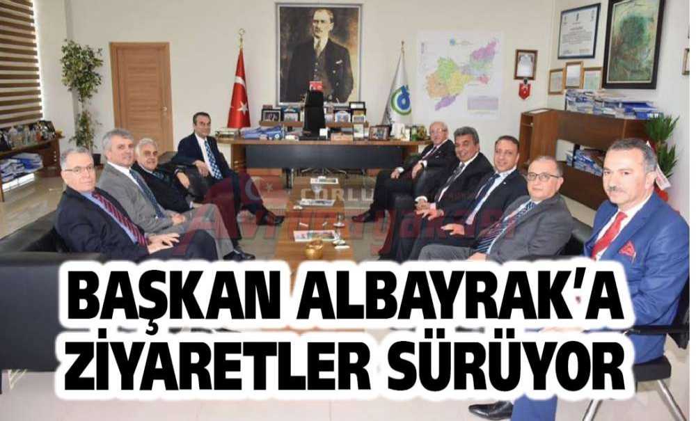 Başkan Albayrak'a Ziyaretler Sürüyor