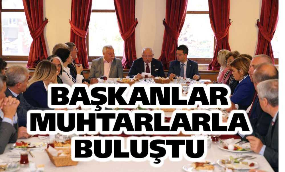 Başkanlar Muhtarlarla Buluştu