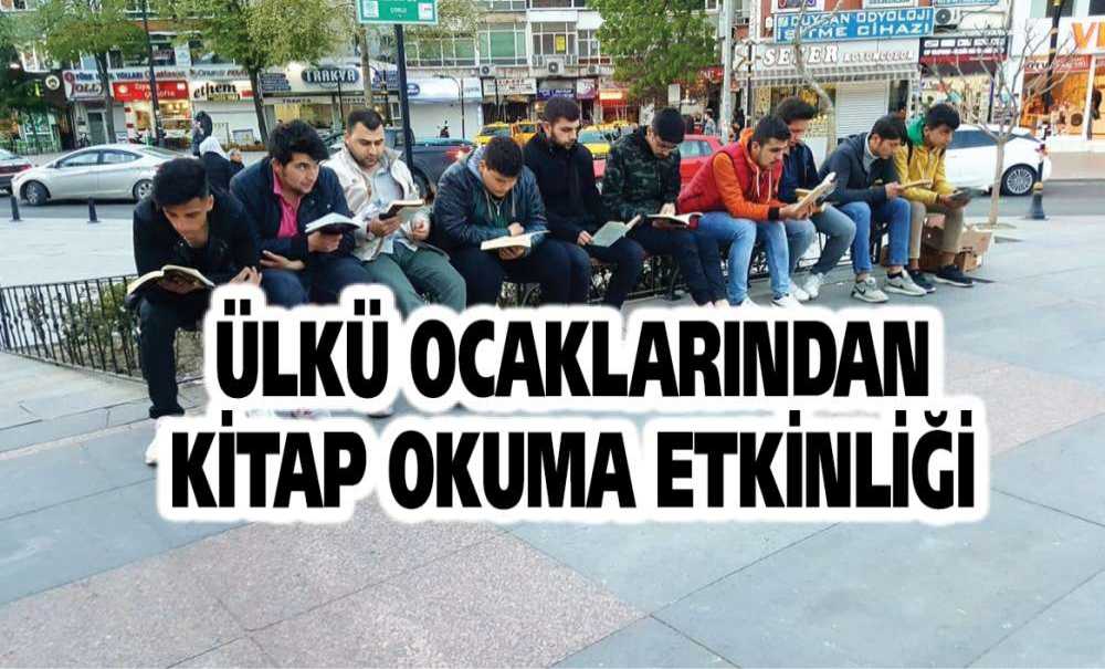 Ülkü Ocaklarından Kitap Okuma Etkinliği