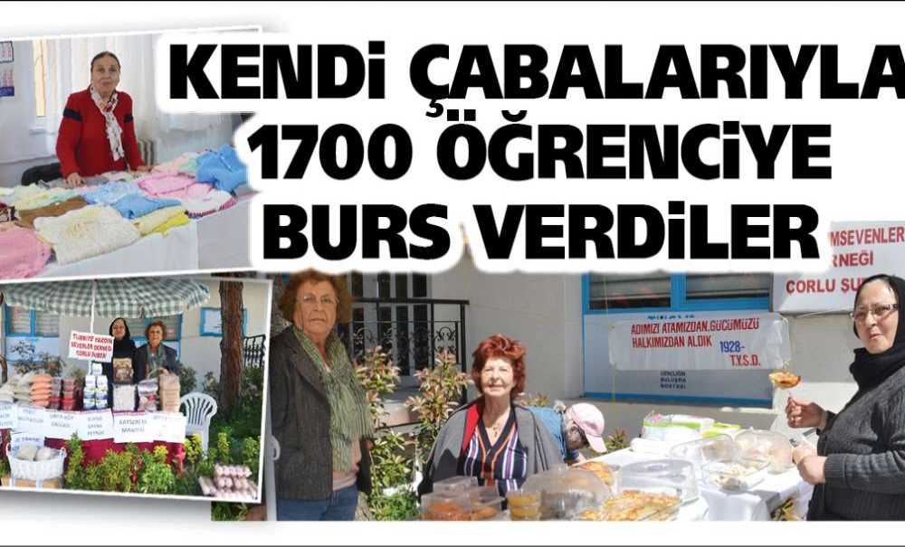 Kendi Çabalarıyla 1700 Öğrenciye Burs Verdiler