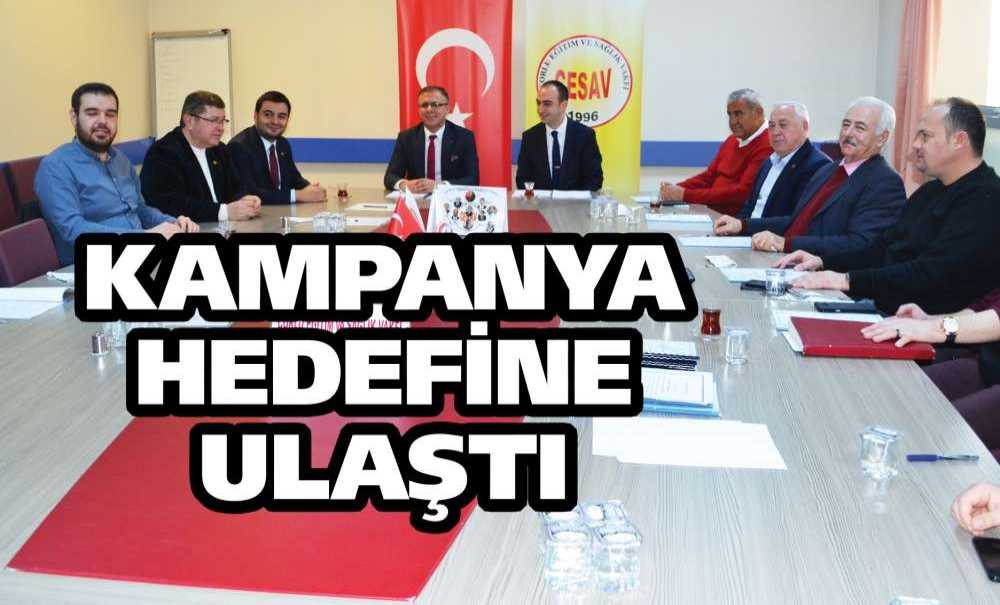 Kampanya Hedefine Ulaştı