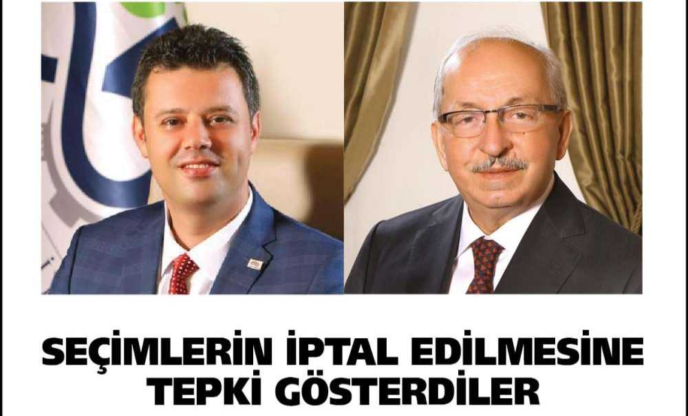 Seçimlerin İptal Edilmesine Tepki Gösterdiler
