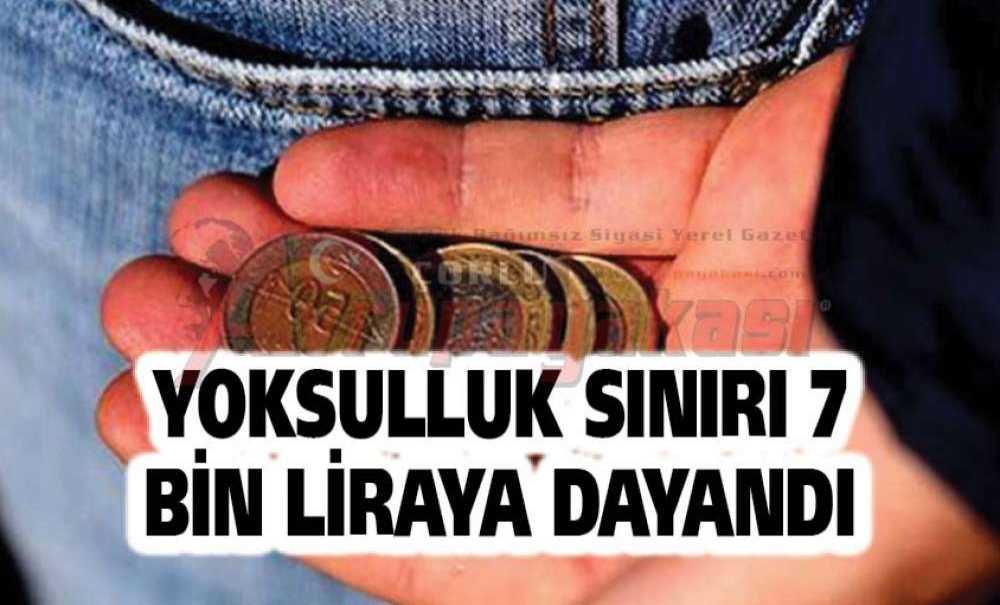 Yoksulluk Sınırı 7 Bin Liraya Dayandı