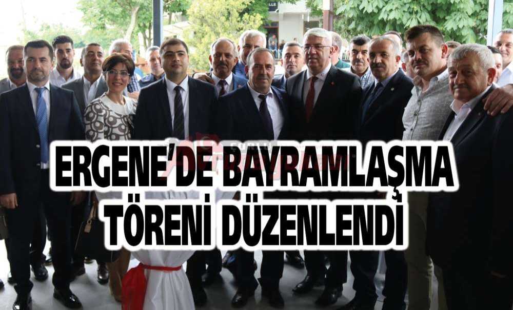 Ergene'de Bayramlaşma Töreni Düzenlendi