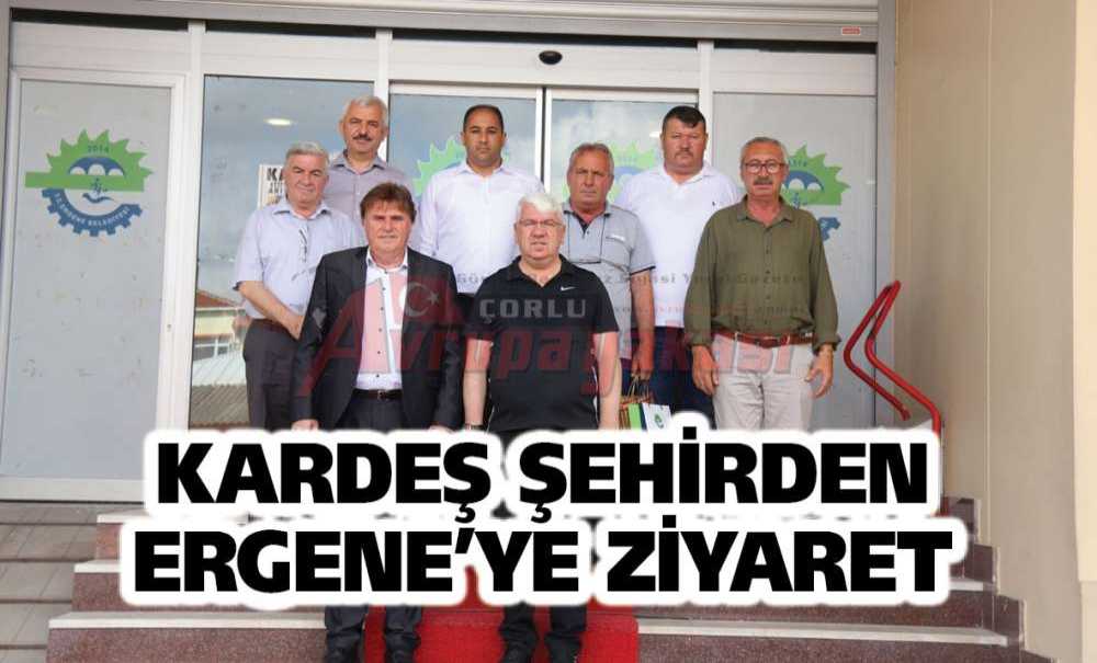 Kardeş Şehirden Ergene'ye Ziyaret