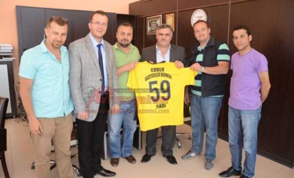 Çorlu Gazeteciler Derneği`nden İşbilir İnşaat`a Teşekkür Ziyareti