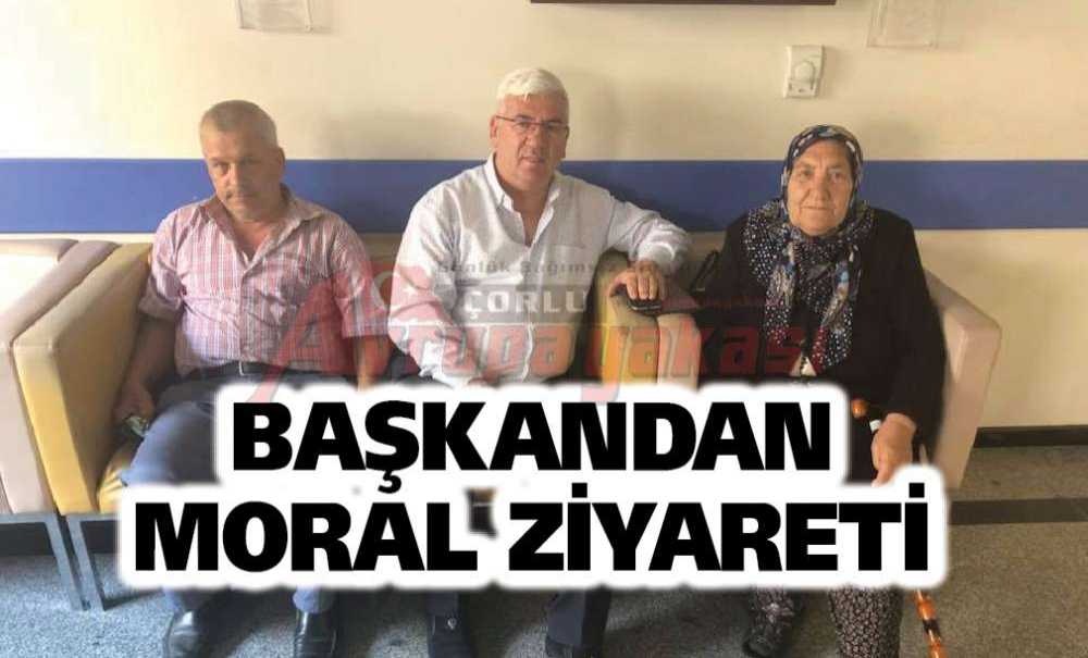 Başkandan Moral Ziyareti