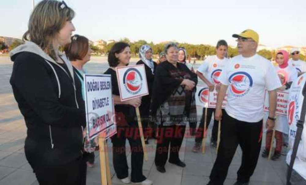 Diyabet Vakfı Çorlu Şubesinden Sağlıklı Yaşam Yürüyüşü