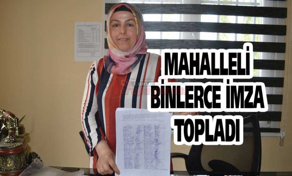 Mahalleli Binlerce İmza Topladı