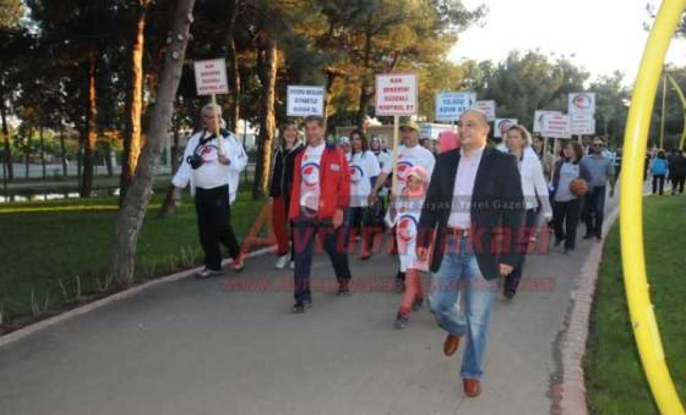 Diyabet Vakfı Çorlu Şubesinden Sağlıklı Yaşam Yürüyüşü