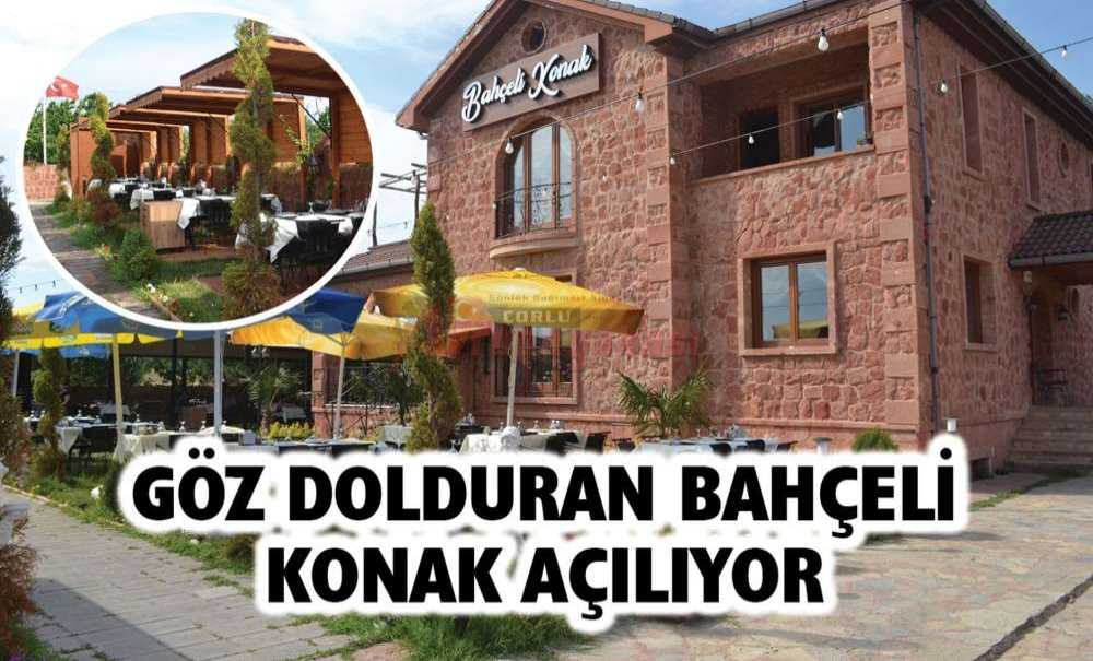 Göz Dolduran Bahçeli Konak Açılıyor