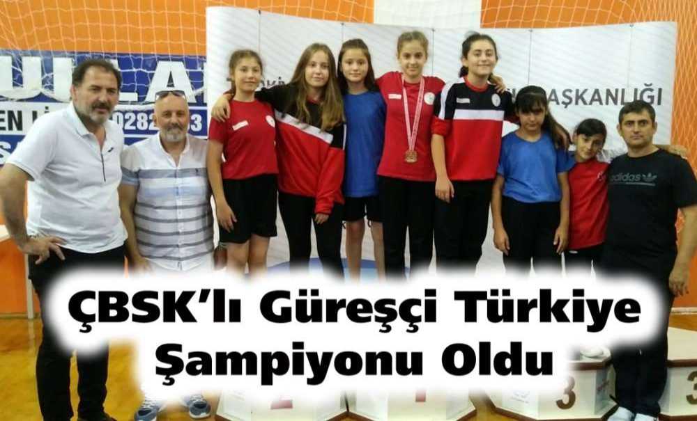 Çbsk'lı Güreşçi Türkiye Şampiyonu Oldu