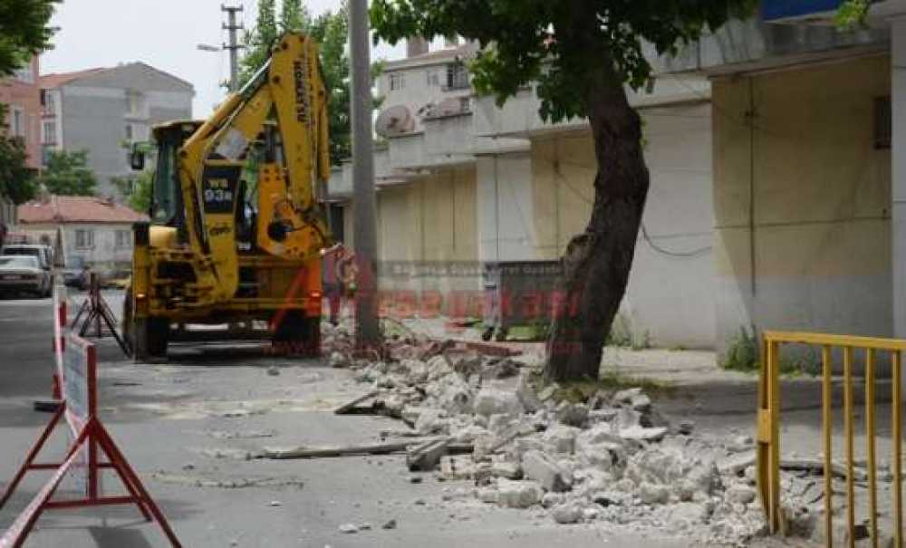 Çorlu Otogarı'nın Çevresine Perde Duvar