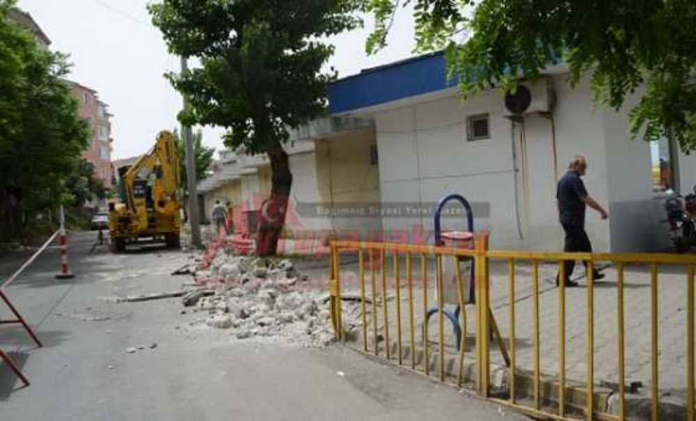 Çorlu Otogarı'nın Çevresine Perde Duvar