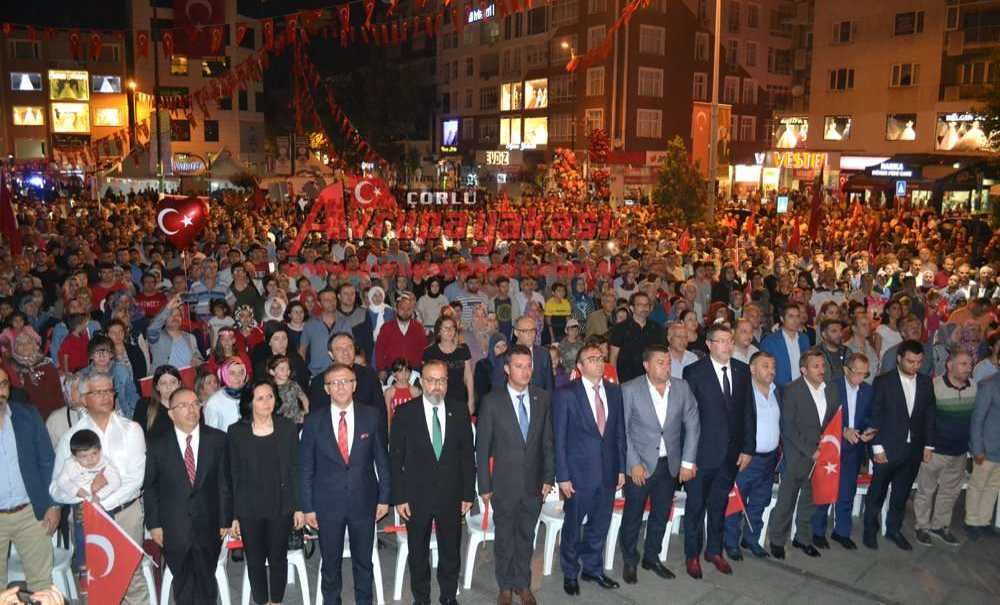 Çorlu Tek Yürek Oldu