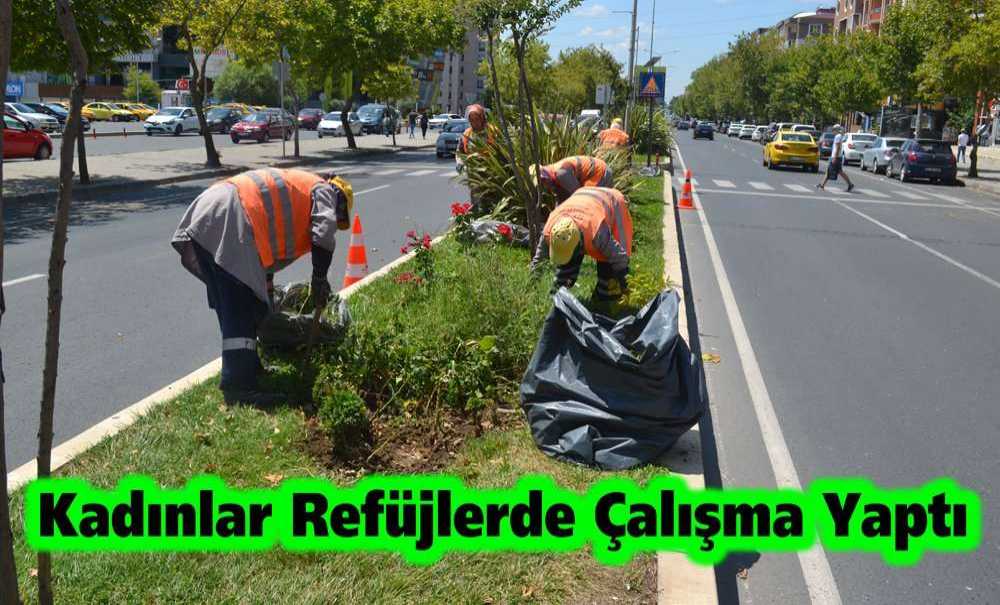 Kadınlar Refüjlerde Çalışma Yaptı