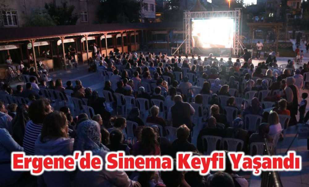 Ergene'de Sinema Keyfi Yaşandı