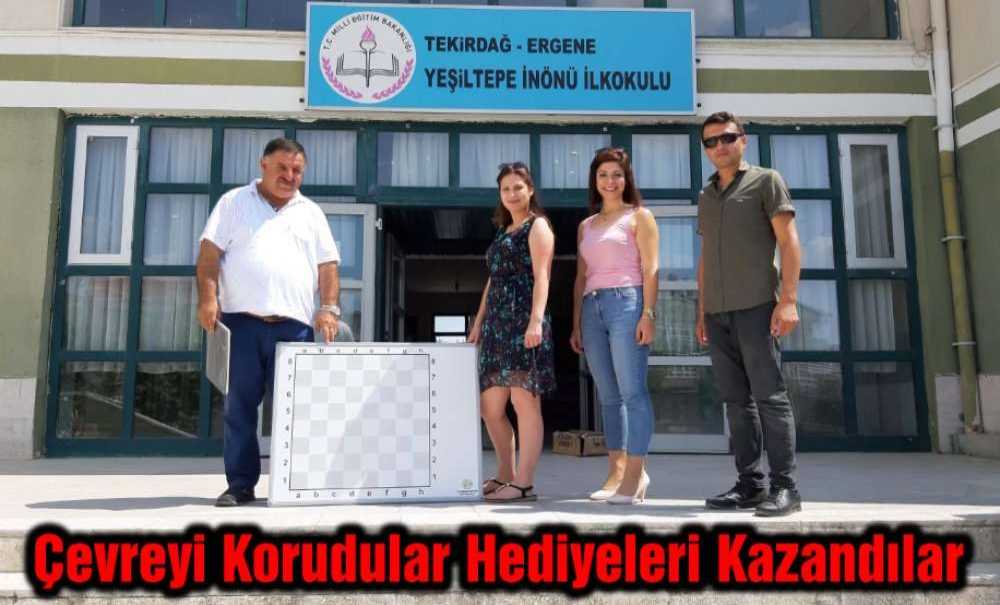 Çevreyi Korudular Hediyeleri Kazandılar